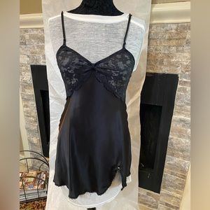Wacoal Lingerie Black w/Lace Top Detail